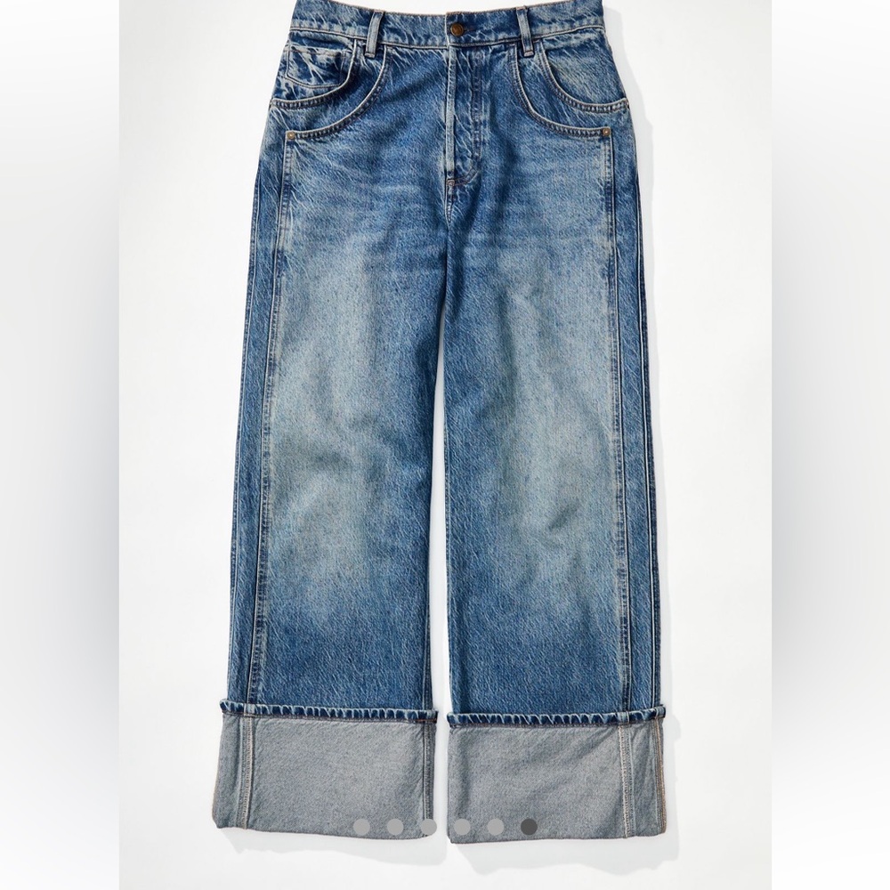 We The Free Final Countdown Cuffed Wide Leg Boyfriend Jeans size 30 people
